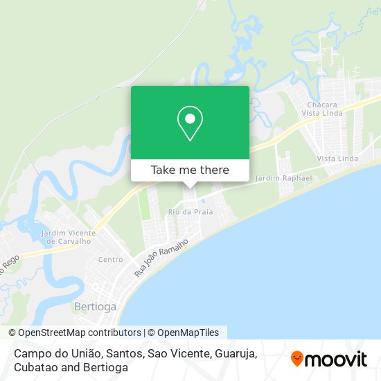 Campo do União map
