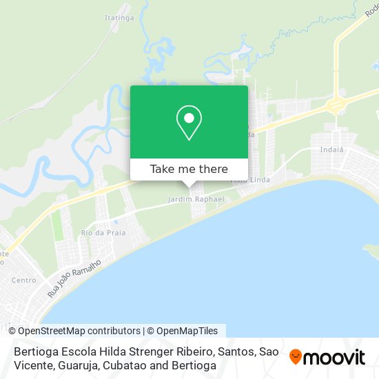 Bertioga Escola Hilda Strenger Ribeiro map