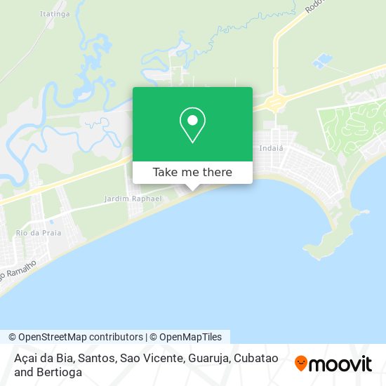 Açai da Bia map