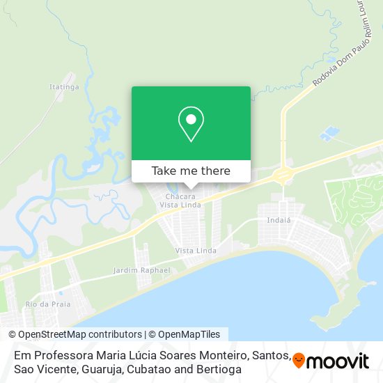 Em Professora Maria Lúcia Soares Monteiro map