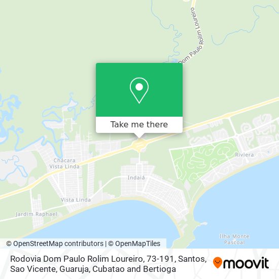 Rodovia Dom Paulo Rolim Loureiro, 73-191 map