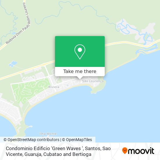 Condominio Edificio 'Green Waves ' map