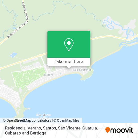 Residencial Verano map