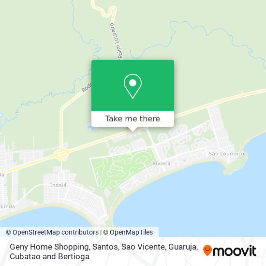 Geny Home Shopping map