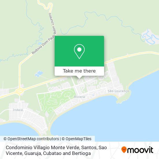Condominio Villagio Monte Verde map