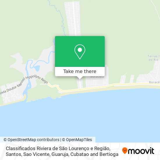 Classificados Riviera de São Lourenço e Região map