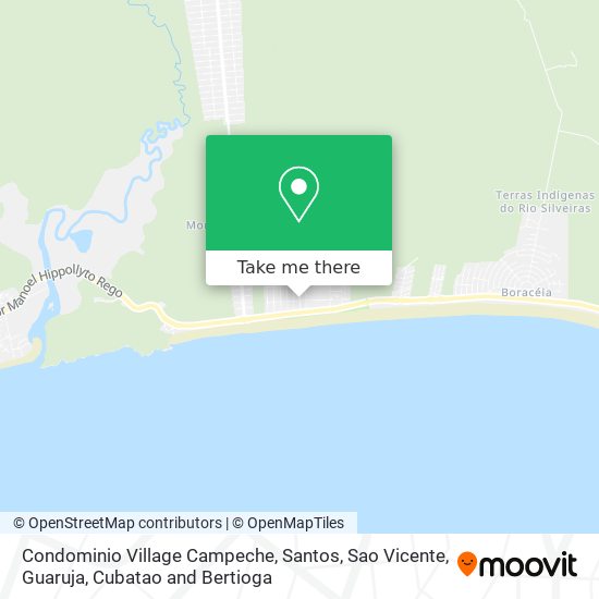 Condominio Village Campeche map