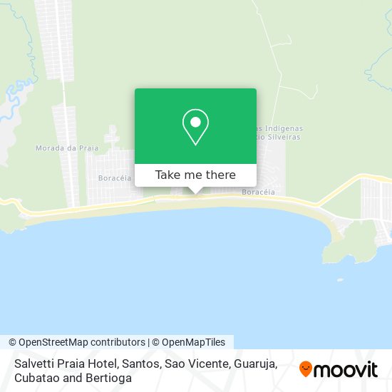 Salvetti Praia Hotel map
