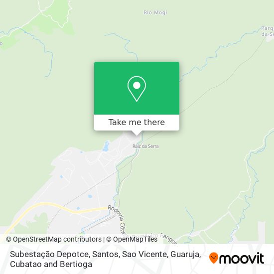 Subestação Depotce map