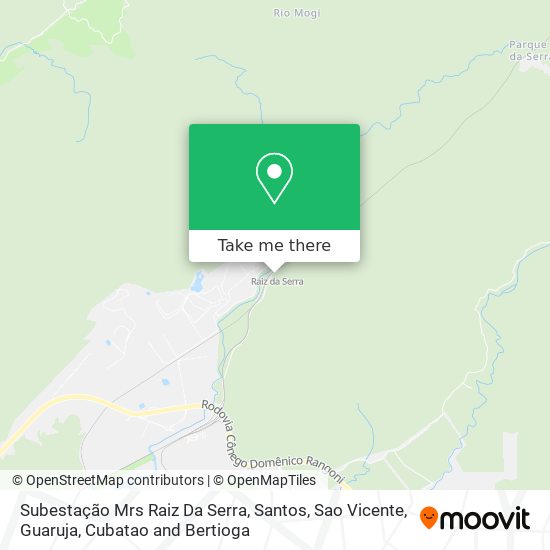 Subestação Mrs Raiz Da Serra map