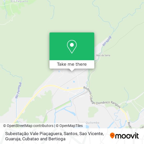 Subestação Vale Piaçaguera map