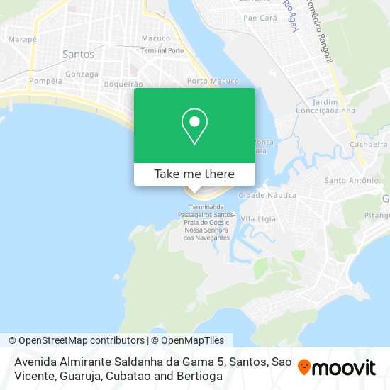 Mapa Avenida Almirante Saldanha da Gama 5