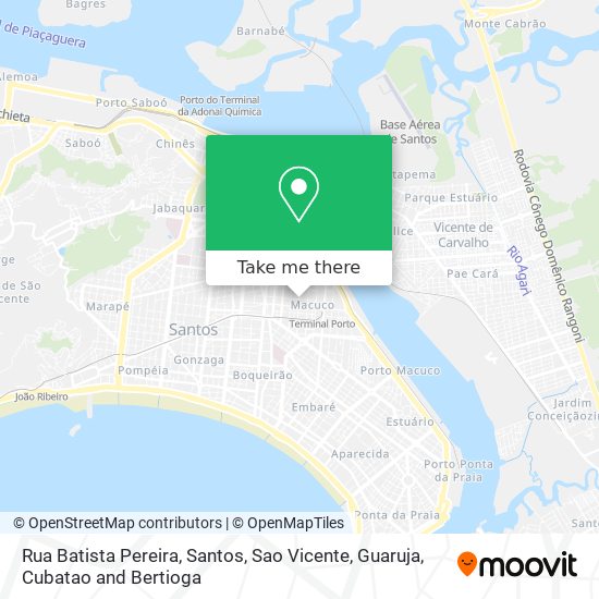 Mapa Rua Batista Pereira