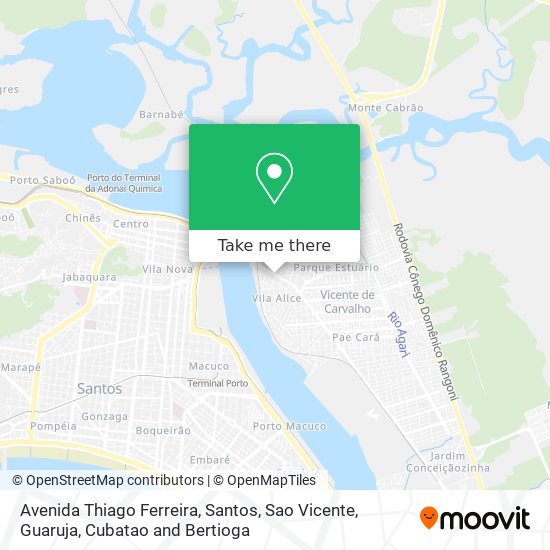Avenida Thiago Ferreira map