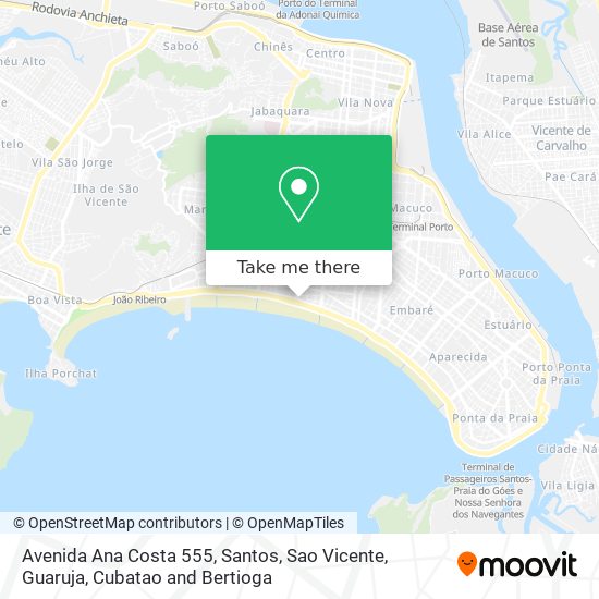 Mapa Avenida Ana Costa 555