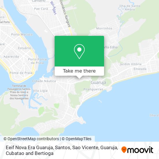 Eeif Nova Era Guaruja map