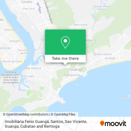 Imobiliária Fenix Guarujá map