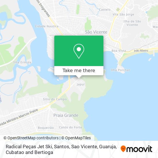 Radical Peças Jet Ski map