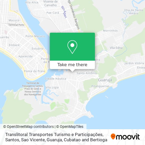 Translitoral Transportes Turismo e Participações map