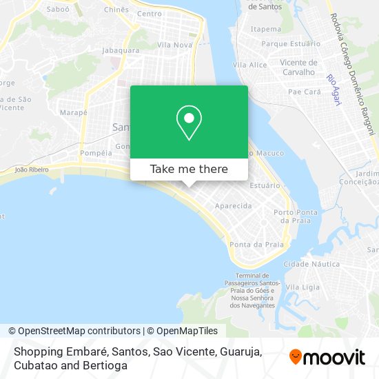 Shopping Embaré map