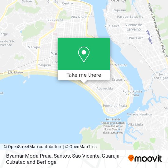 Byamar Moda Praia map