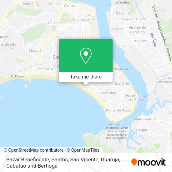 Bazar Beneficente map