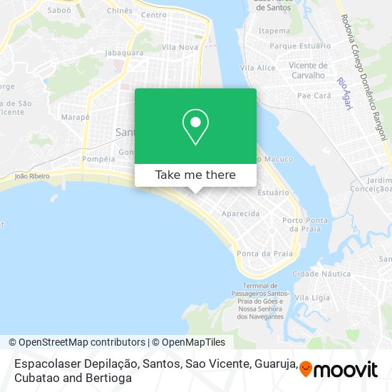 Espacolaser Depilação map