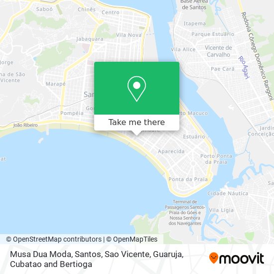 Musa Dua Moda map