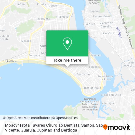 Moacyr Frota Tavares Cirurgiao Dentista map