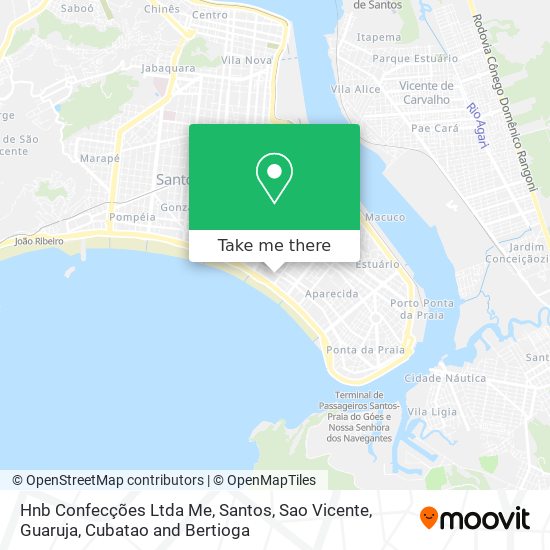 Hnb Confecções Ltda Me map