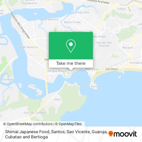 Shimai Japanese Food map