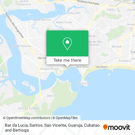 Bar da Lucia map