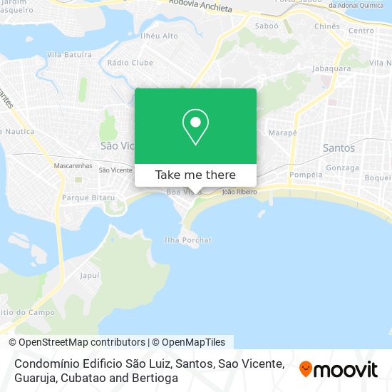 Mapa Condomínio Edificio São Luiz