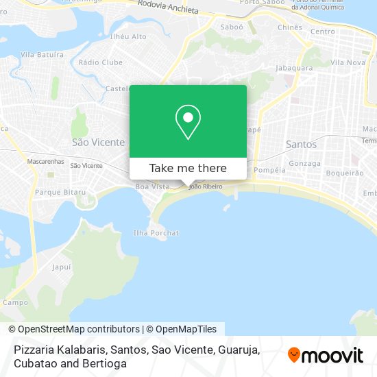 Pizzaria Kalabaris map