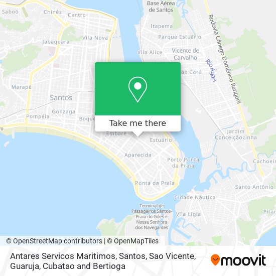 Antares Servicos Maritimos map