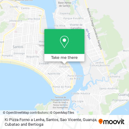 Ki Pizza Forno a Lenha map