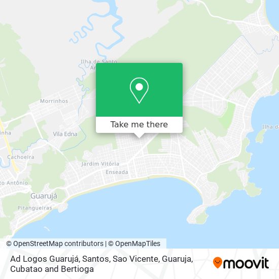 Ad Logos Guarujá map