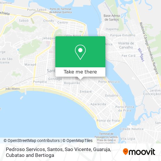 Pedroso Servicos map