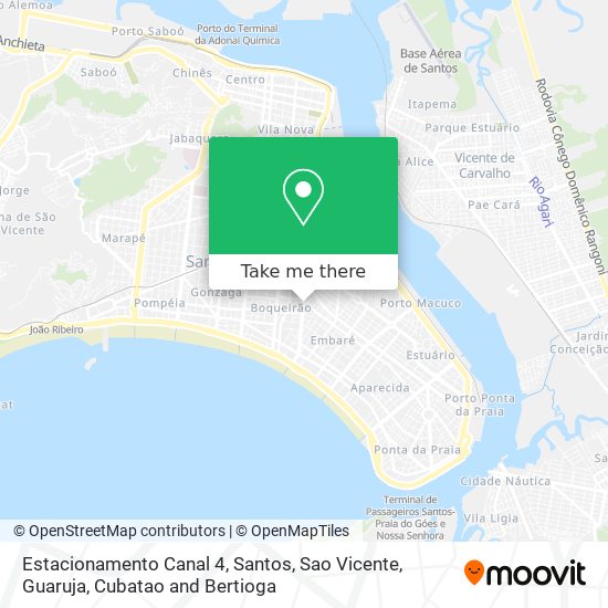Estacionamento Canal 4 map