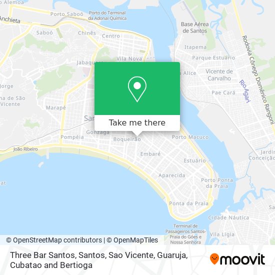 Three Bar Santos map