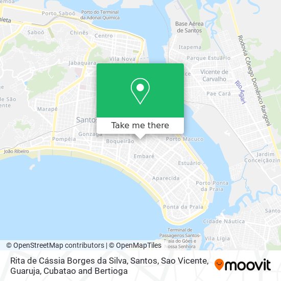 Rita de Cássia Borges da Silva map