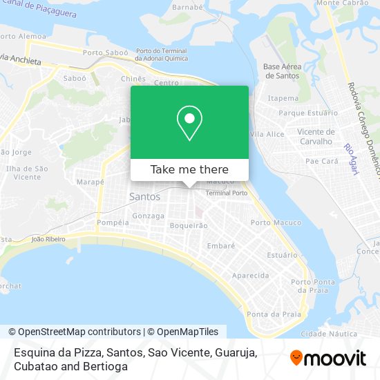 Esquina da Pizza map