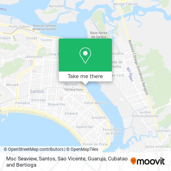 Msc Seaview map