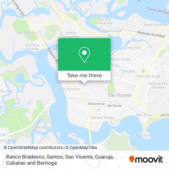 Banco Bradesco map