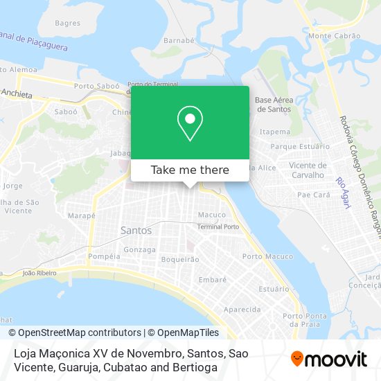 Loja Maçonica XV de Novembro map