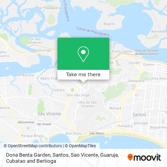 Dona Benta Garden map