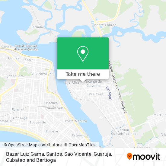 Bazar Luiz Gama map