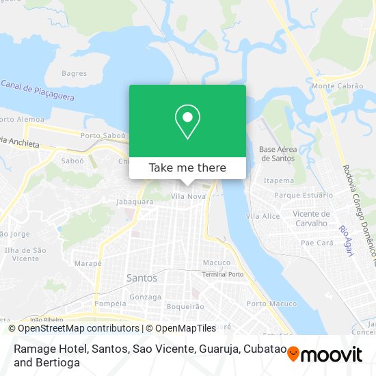 Mapa Ramage Hotel