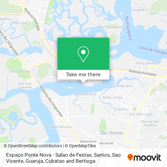 Espaço Ponte Nova - Salao de Festas map