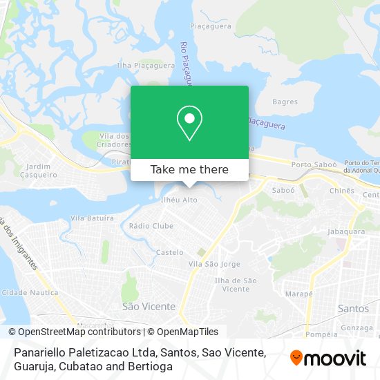 Panariello Paletizacao Ltda map